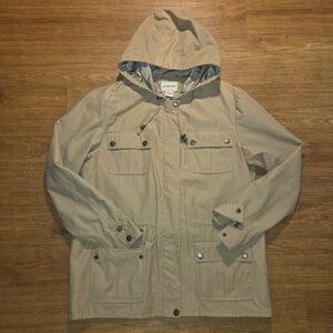 St. John's Bay Beige Hooded Field Jacket